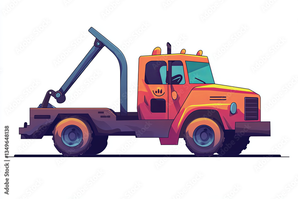 Naklejka premium tow truck