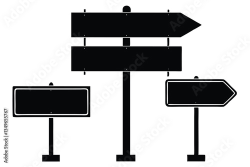 Road Sign – Traffic Control & Safety Symbol for Navigation & Driving