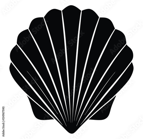 Seashell – Beautiful Ocean Shell Symbol for Beach, Nature & Marine Life