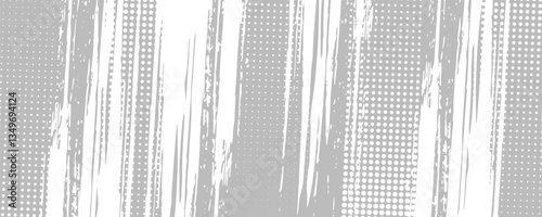 Vector striped pattern, grunge stripe seamless background, black and white brush strokes. grungy stripes. EPS 10