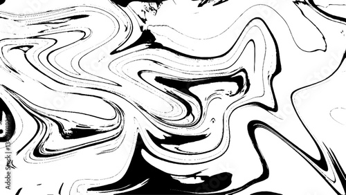 This image features a vibrant abstract pattern with swirling pink, white, and black marble textures. abstract black marble or epoxy textures on a white background.