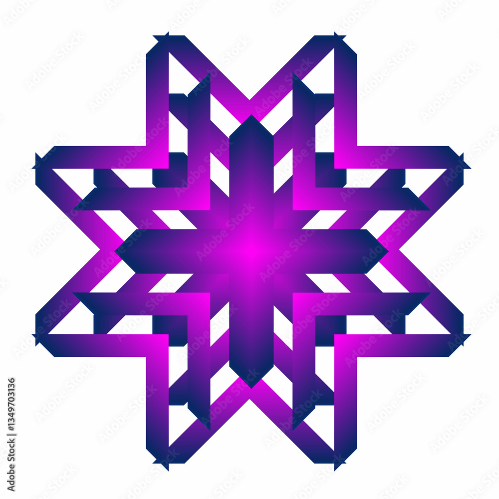 snowflakes on a white background