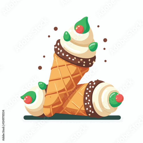dessert, pastry, sweet, cannoli, food, delicious, chocolate, cream, italian, bakery, gourmet, cannolo, traditional, background, sicily, italy, creamy, white, breakfast, filling, ricotta, crust, cheese