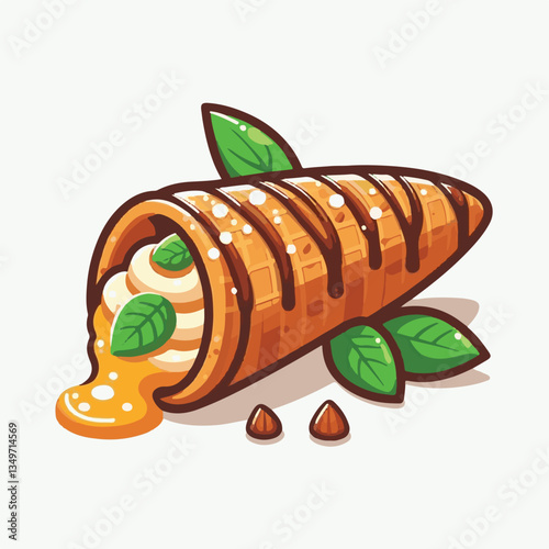 dessert, pastry, sweet, cannoli, food, delicious, chocolate, cream, italian, bakery, gourmet, cannolo, traditional, background, sicily, italy, creamy, white, breakfast, filling, ricotta, crust, cheese