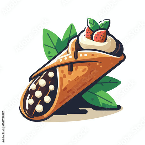 dessert, pastry, sweet, cannoli, food, delicious, chocolate, cream, italian, bakery, gourmet, cannolo, traditional, background, sicily, italy, creamy, white, breakfast, filling, ricotta, crust, cheese