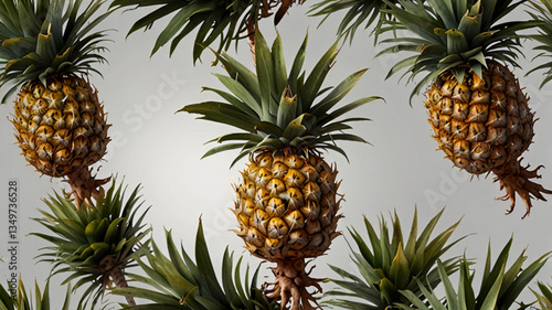 a pine apple on transparent background
