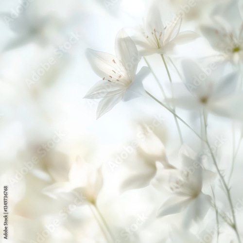 NatureFlorals Soft-focus Blurred Scene Forming Pattern