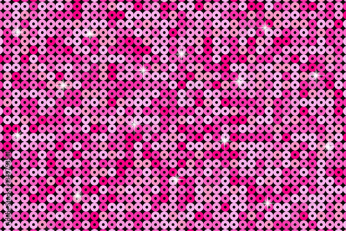 pink background. sequins background. sequin background pink. Sparkle seamless pattern with pink sequins