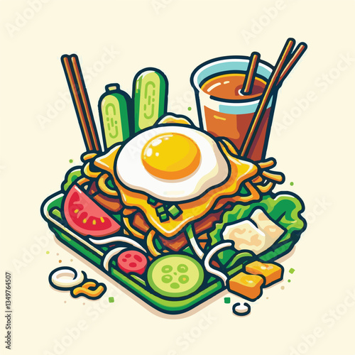 cuisine, delicious, asian, dish, food, traditional, meal, plate, malaysia, chinese, lunch, singapore, penang, dinner, tasty, char, noodles, asia, stir, shrimp, teow, sauce, gourmet, egg, hawker, kway,