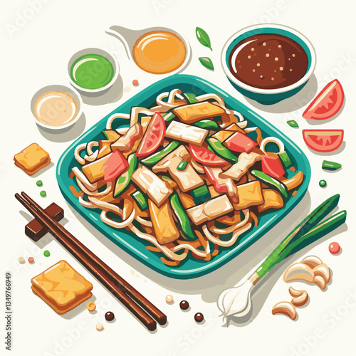 cuisine, delicious, asian, dish, food, traditional, meal, plate, malaysia, chinese, lunch, singapore, penang, dinner, tasty, char, noodles, asia, stir, shrimp, teow, sauce, gourmet, egg, hawker, kway,