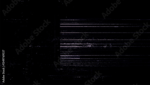 Digital noise. Abstract distortion static texture. Vector. Minimalistic digital glitch art. pixel graphics. VHS grainy texture. Black background. Retro game aesthetics backdrop.