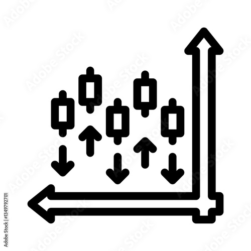 market volatility line icon