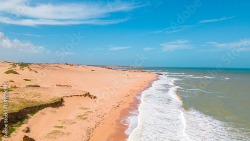 Fotografija Stunning View of Taroa Dunes and Ocean in La Guajira, Colombia - A Perfect Tropi