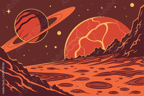 36 fiery planet, molten surface, glowing lava, cosmic sphere, hellish world, volcanic landscape, red-hot celestial body, planetary inferno, scorching heat, magma crust, blazing orb, astronomical pheno