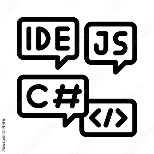 programming line icon
