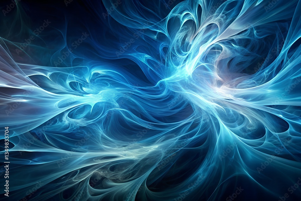 Obraz premium abstract blue background with smoke