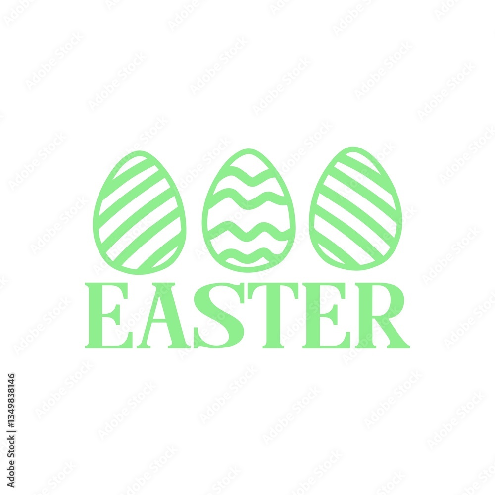 Easter typography clip art design on plain white transparent isolated background for card, shirt, hoodie, sweatshirt, apparel, tag, mug, icon, poster or badge Easter typography clip art design on plain white transparent isolated background for card, shirt, hoodie, sweatshirt, apparel, tag, mug, icon, poster or badge