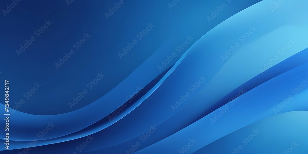 Blue wave with a white line in the middle Blue wave with a white line in the middle