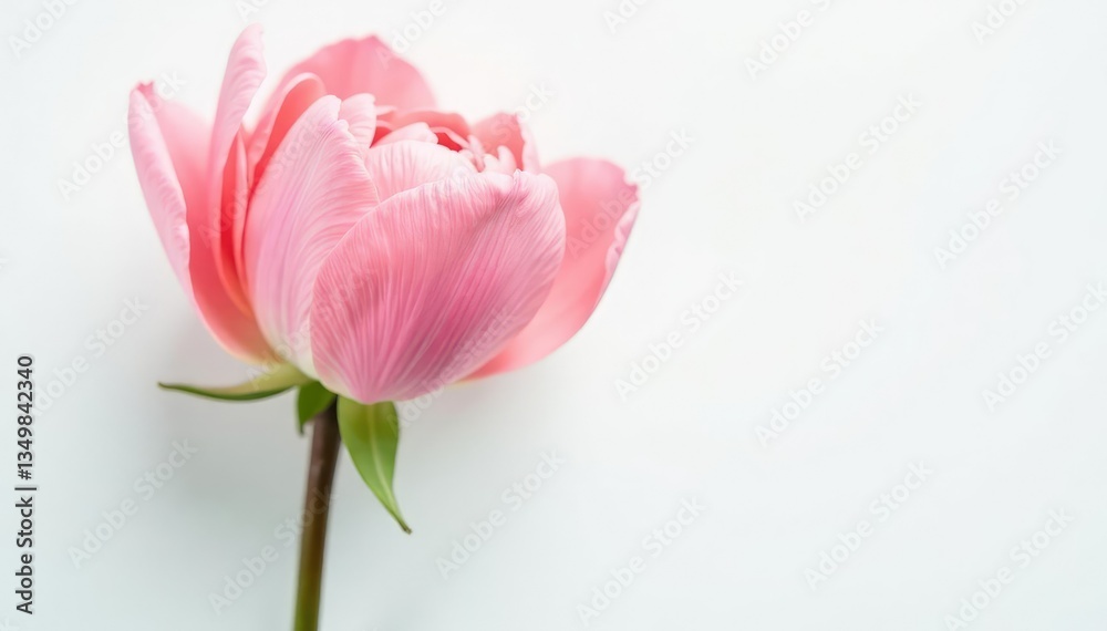 Delicate flower in full bloom on white background, white background, on white background, Delicate flower in full bloom on white background, white background, on white background,