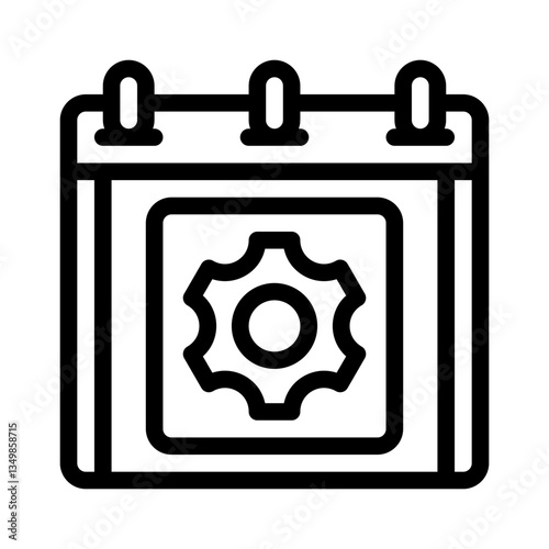 project deadline line icon