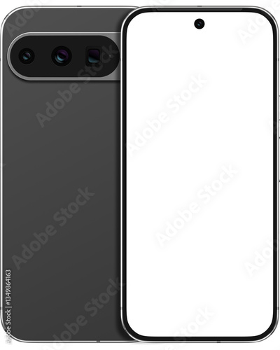 Obraz na płótnie google pixel 9 pro mockup.