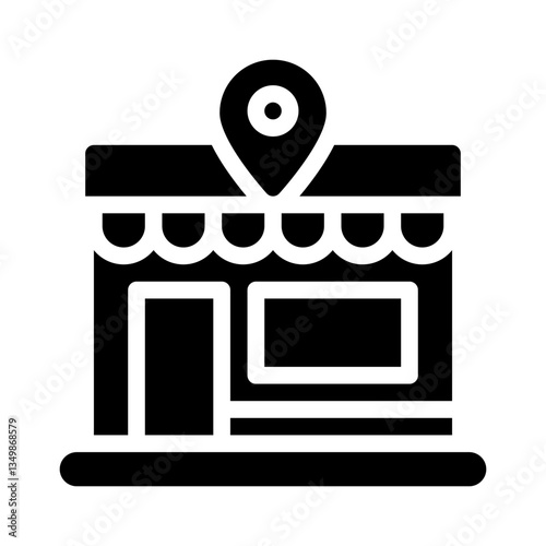 store locator glyph icon