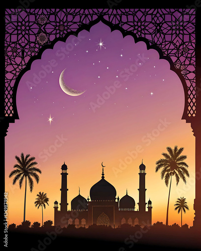 taj mahal vector illustration