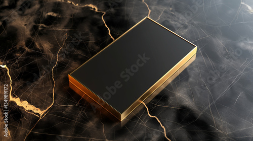 Luxury Black & Gold Business Card Mockup