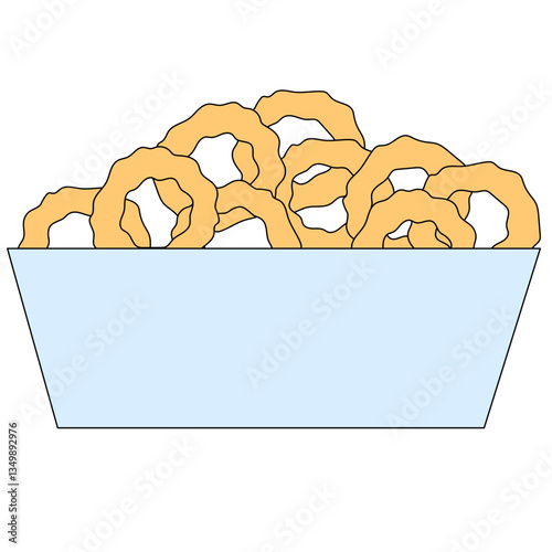 box of fried snack