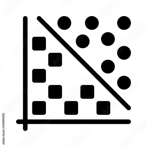 clustering glyph icon