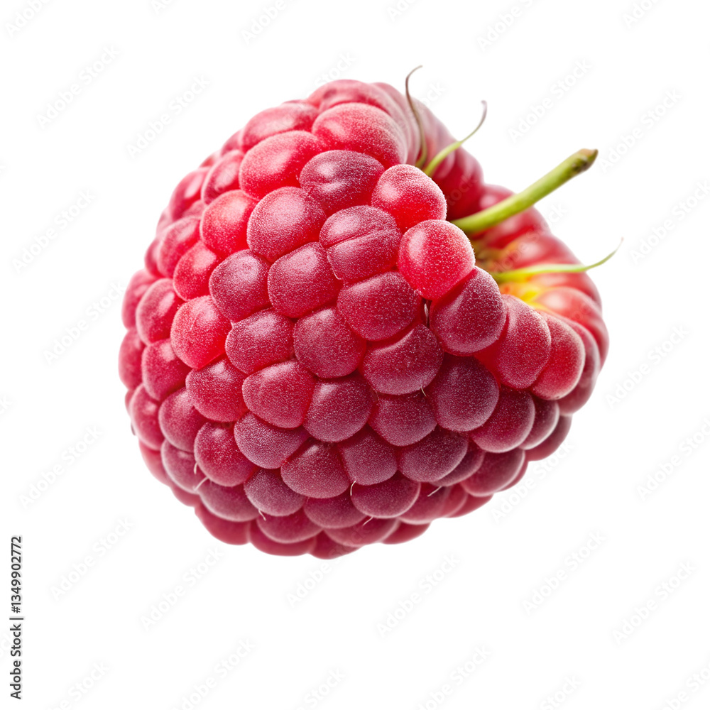Falling raspberry isolated on transparent background
Falling raspberry isolated on transparent background