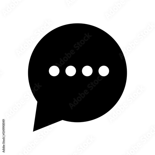 Chat Message Bubbles Icon Vector. Talk bubble. Communication icons. SMS. Chatting icons