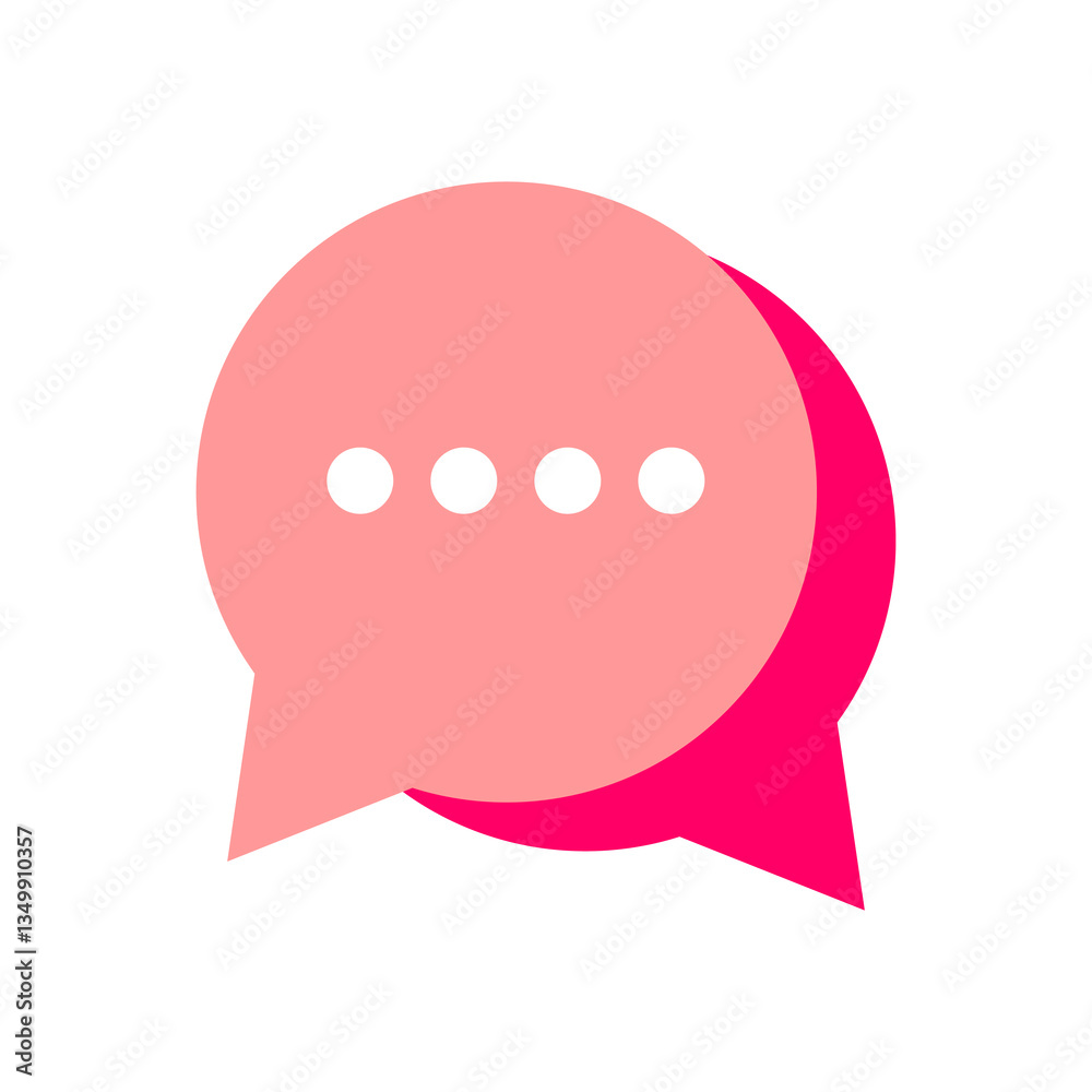 Chat Message Bubbles Icon Vector. Talk bubble. Communication icons. SMS. Chatting icons in different styles. dialog. Web icon set. Online communication. Conversation, Notification Chat Message Bubbles Icon Vector. Talk bubble. Communication icons. SMS. Chatting icons in different styles. dialog. Web icon set. Online communication. Conversation, Notification