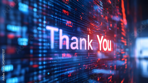 Digital Gratitude: A Thank You Message in a Stream of Data