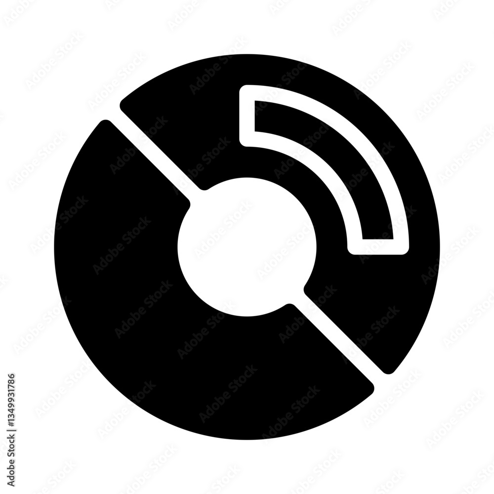 data science glyph icon data science glyph icon