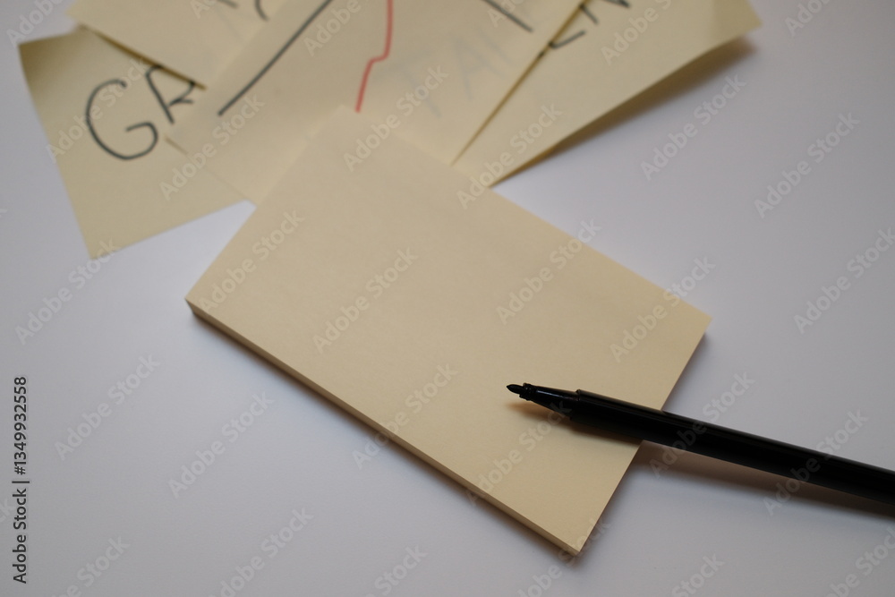post it note with pen post it note with pen