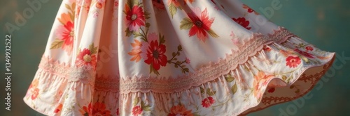 Intricate embroidery and beading details adorn a flowy maxi skirt with an all-over floral print , bohemian, intricate design