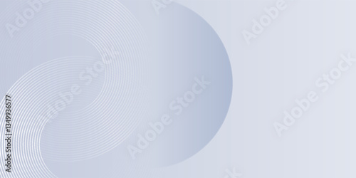 Abstract grey background with dynamic circle lines. vectore modern art