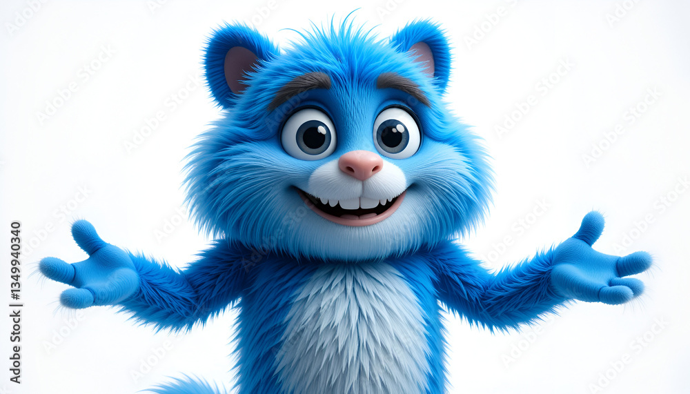 Fototapeta premium blue eyed cat