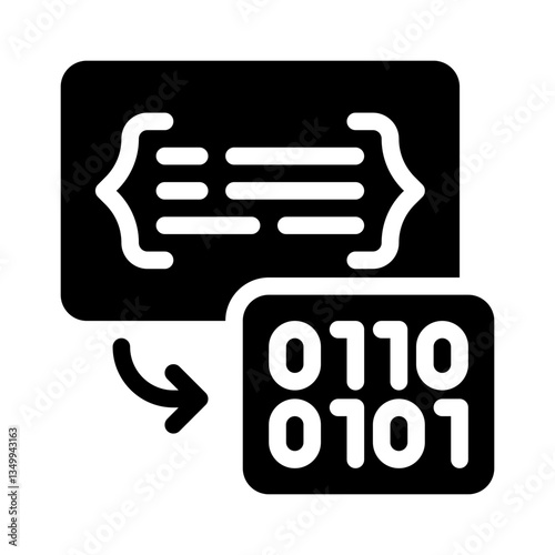 compiling glyph icon