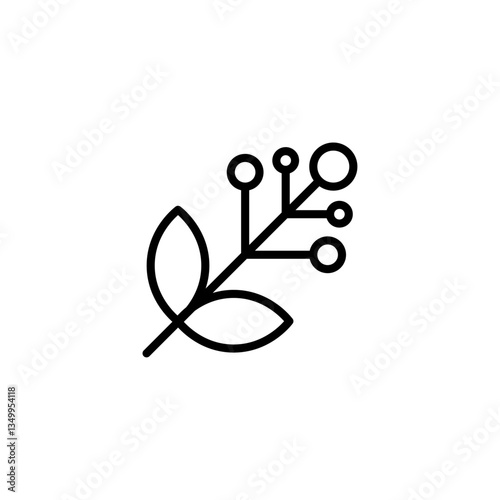 Golden Wattle icon vector graphics