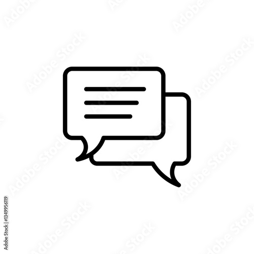 Messaging icon vector graphics