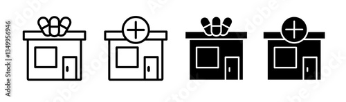 Pharmacy icon vector graphics