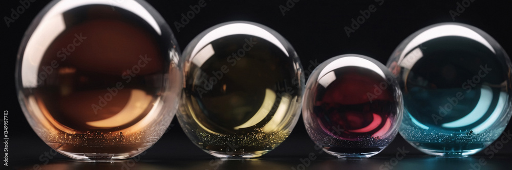 Abstract Glass Spheres: A Study in Color and Light Abstract Glass Spheres: A Study in Color and Light