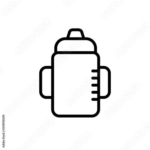 Sippy cup icon vector graphics