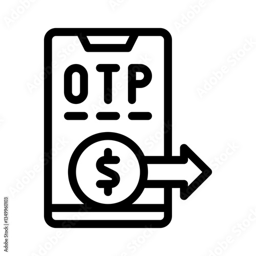 transaction verification line icon