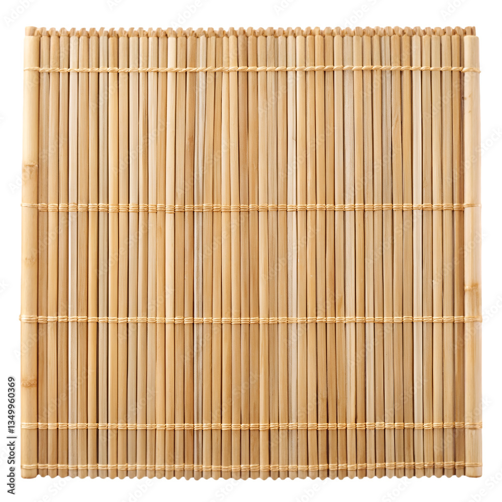 Bamboo straw mat isolated on transparent background
Bamboo straw mat isolated on transparent background