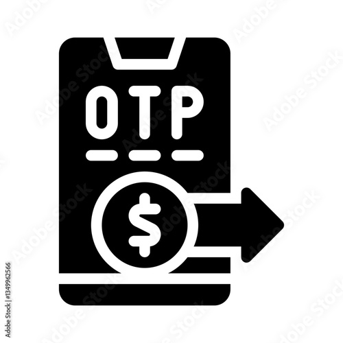 transaction verification glyph icon