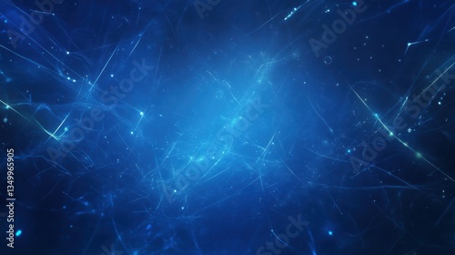 Abstract AI-powered healthcare background with futuristic neural networks, digital brain scans, and holographic medical diagnostics, sleek modern blue tones with glowing accents.