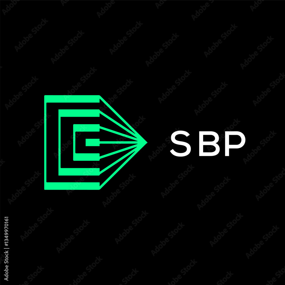 Obraz premium SBP LOGO DESIGN VECTOR TEMPLATE